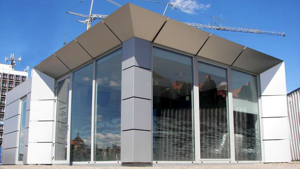 Portable office, Waterlane Vitania LTD apartment sales office 50m2 - view 5
