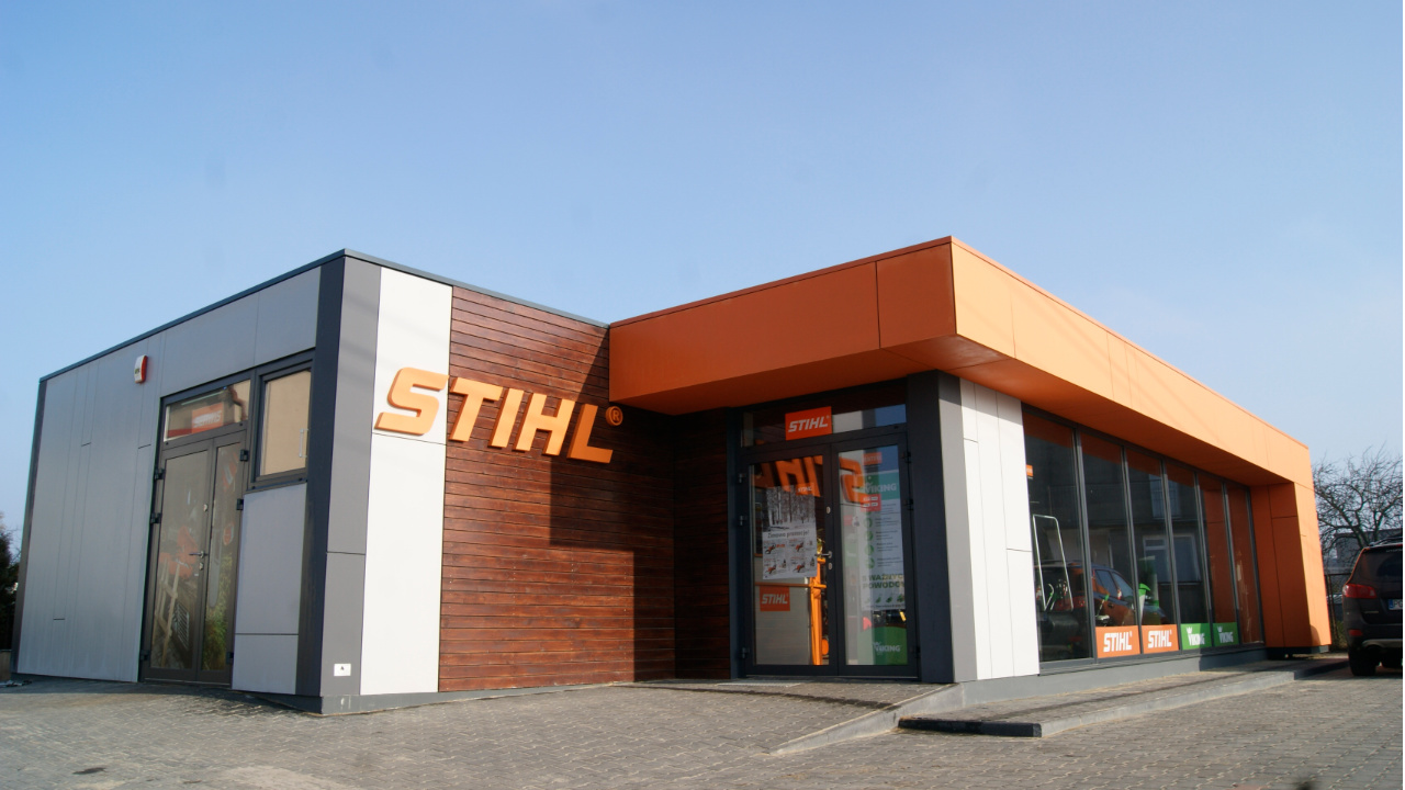 Pawilon handlowy, sklep Firmowy Stihl 135m2 - widok 1
