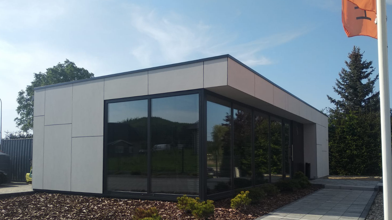 Shopping container, Hard Bruk showroom 72m2 - view 2