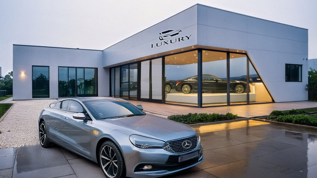 Modułowy Pawilon Automotive, modułowy Showroom