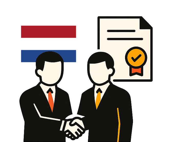 Gelicentieerde Handelspartner (bedrijf / onderneming geregistreerd in Nederland)
