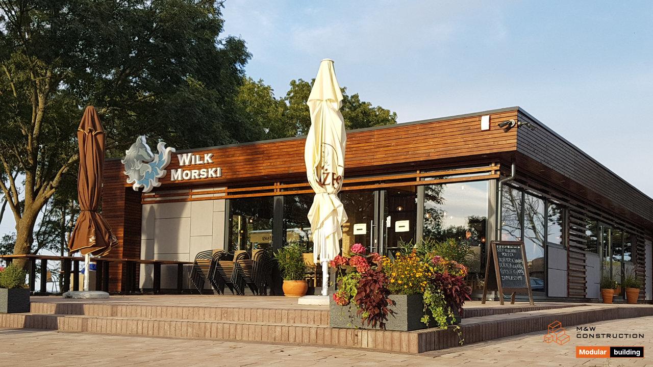 Pawilon gastronomiczny — realizacja M&W Construction Group