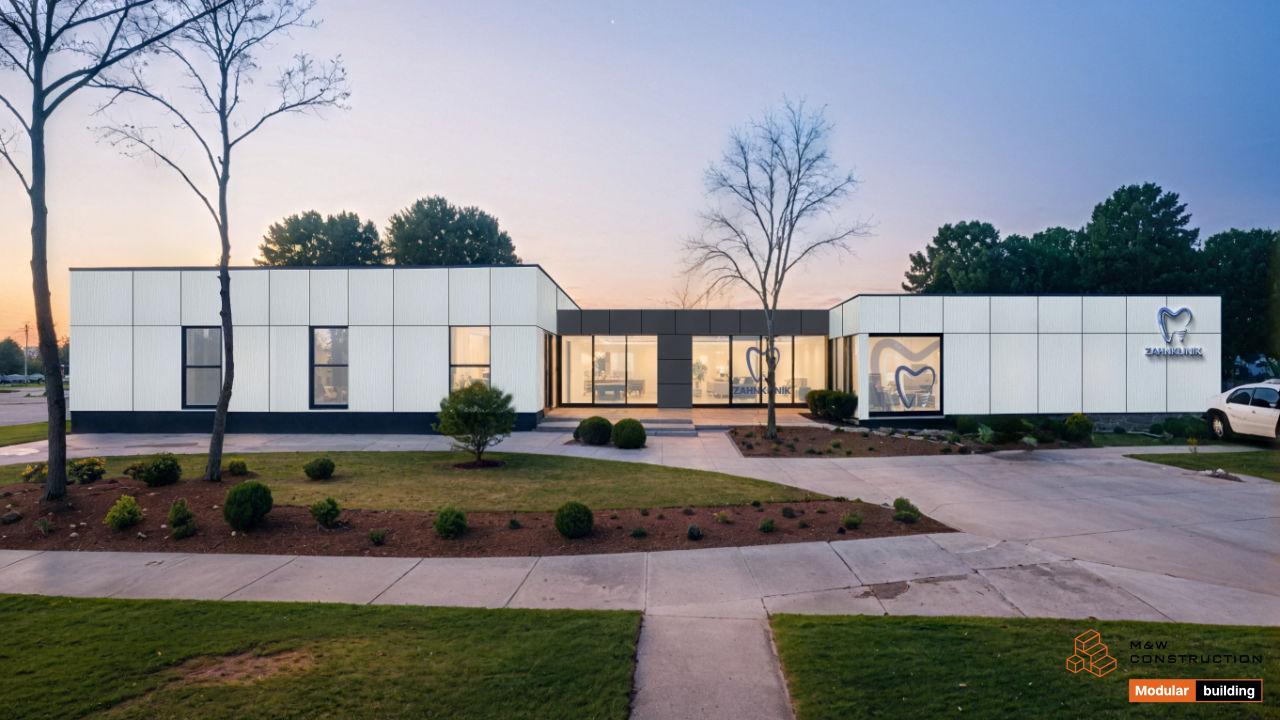 Klinika medyczna 306 m² — realizacja M&W Construction
