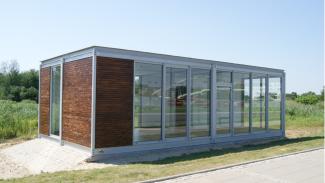 Pawilon biurowy, biuro sprzedaży mieszkań 50m2 - widok 2
