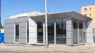 Pawilon biurowy, biuro sprzedaży mieszkań Waterlane Vitania LTD 50m2 - widok 4