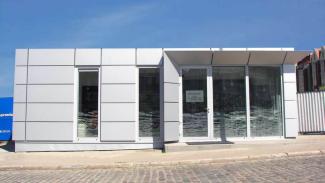 Pawilon biurowy, biuro sprzedaży mieszkań Waterlane Vitania LTD 50m2 - widok 3