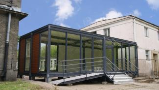 Pawilon biurowy, biuro sprzedaży mieszkań 50m2 - widok 2