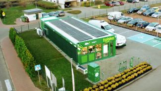 Prefabricated retail building, Żabka Store “Green by nature” 72m2 - view 4