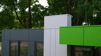 Pawilon biurowy, Biuro sprzedaży mieszkań Profit Development 72m2 - widok 1