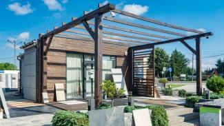 Modular office building, Bruk-Bet company shop 45m2, Lesznowola - view 10