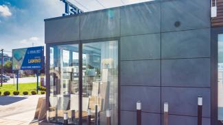 Container shop, Bruk-Bet company shop 45m2, Lesznowola - view 4