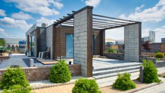 Modular retail building, Bruk-Bet company shop 45m2, Skierniewice - view 3