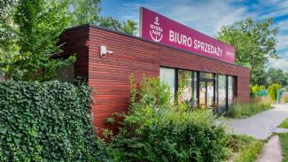 Pawilon biurowy, Biuro sprzedaży mieszkań Riviera Park 180m2 - widok 9