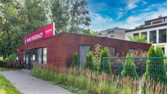 Pawilon biurowy, Biuro sprzedaży mieszkań Riviera Park 180m2 - widok 8