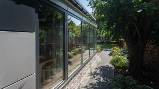 Portable restaurant, Extension of the CN CROP restaurant 93m2 - view 2