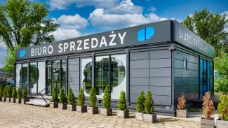 pawilon biurowy, Biuro sprzedaży mieszkań, Bulwary Wiśłane, Mennica Polska 150m2 - widok 3