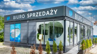 pawilon biurowy, Biuro sprzedaży mieszkań, Bulwary Wiśłane, Mennica Polska 150m2 - widok 5