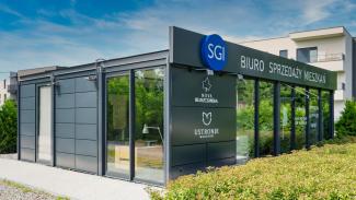 Prefab office, Biuro sprzedaży mieszkań SGI 75m2 - widok 7
