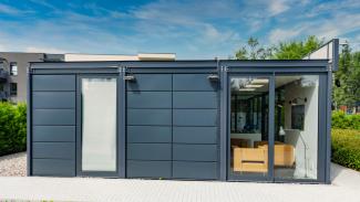 Portable office, Biuro sprzedaży mieszkań SGI 75m2 - widok 6