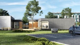Modular House, One-story residential house 306m2, view - 3