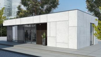 Portable service office, ZEZ PRO 60m2 - visualisation - 2