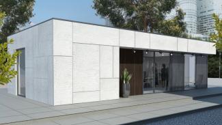 Portable office, ZEZ PRO 72m2 - visualisation - 2