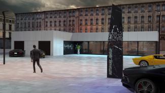 Shop container, ZEZ Automotiv - visualisation - 2