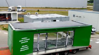 Żabka Nano, sklep bezobsługowy, produkcja, 48m2, 006