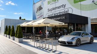 modułowy budynek dla gastronomii - pizzeria O.K. - zewnątrz