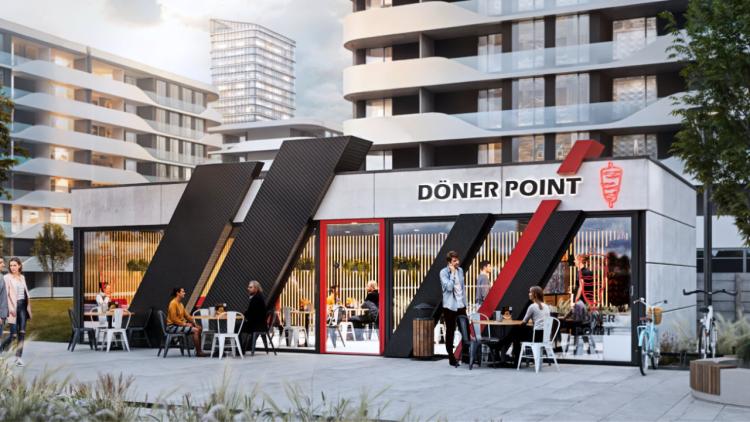 Pawilon restauracyjny / gastronomiczny 72m² o wymiarach 12,0 x 6,0 x 3,2m